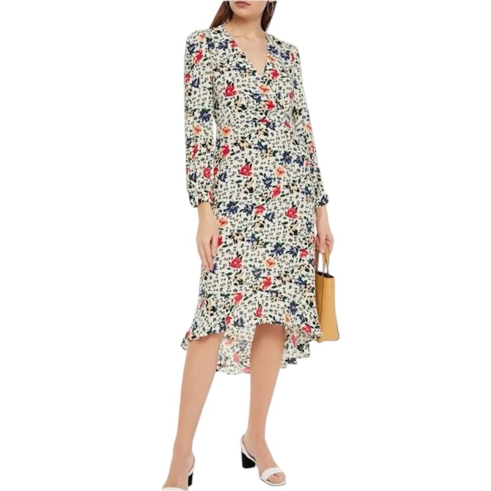 BA&SH Paloma Floral Midi Dress